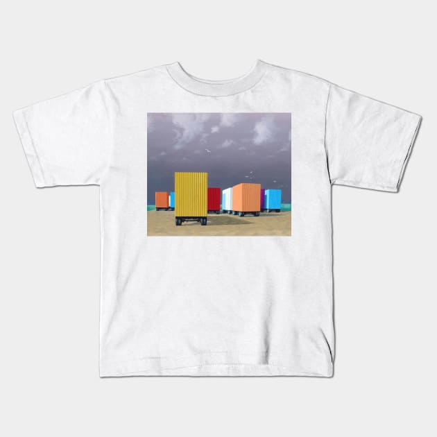 Jeffrey Smart Kids T-Shirt by Kollagio